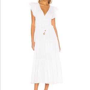 Karina Grimaldi Karla Metallic Midi Dress